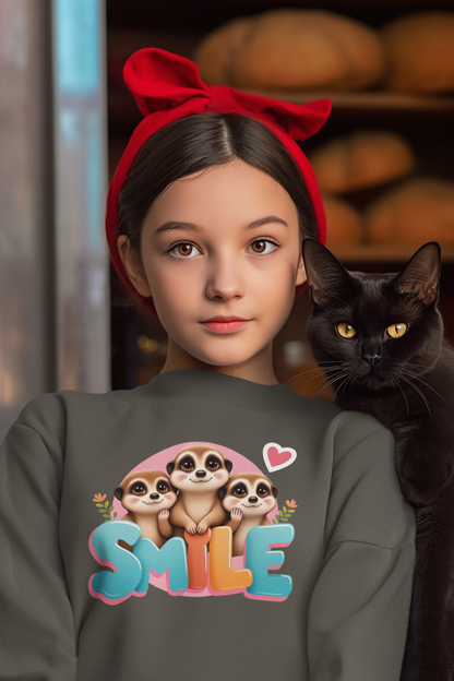Sudadera infantil Love Meerkat de algodón orgánico de alta calidad y duradera - Sudadera Mini Changer 2 PCS/PCS SH