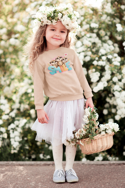 Sudadera infantil Love Meerkat de algodón orgánico de alta calidad y duradera - Sudadera Mini Changer 2 PCS/PCS SH