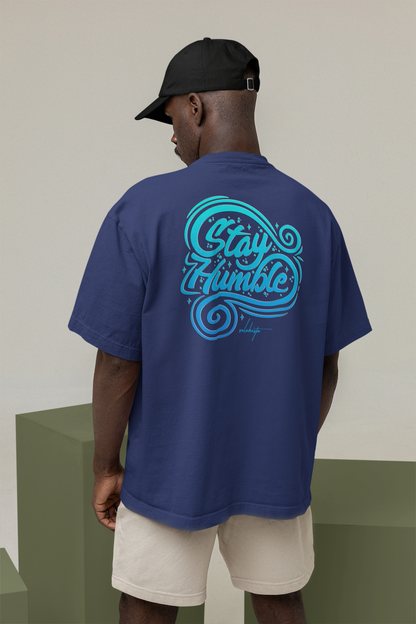 STAY HUMBLE Streetwear Backprint - Freestyler Bio Oversized Unisex T-Shirt Erwachsenen SH