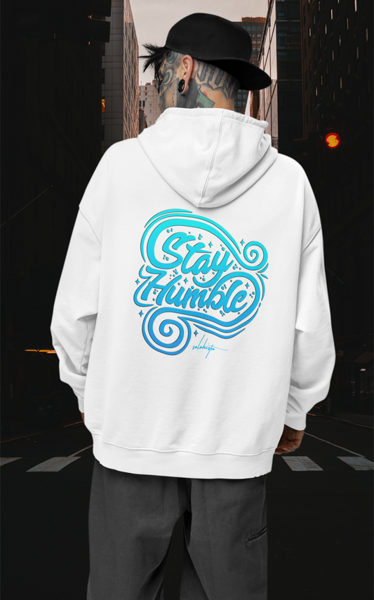 STAY HUMBLE Streetwear Backprint - Slammer Bio Oversized Unisex Hoodie Erwachsenen SH
