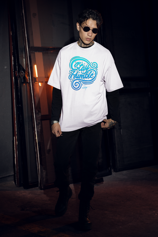 STAY HUMBLE Streetwear Frontprint - Freestyler Bio Oversized Unisex T-Shirt Erwachsenen SH