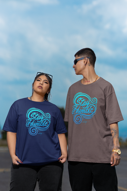 STAY HUMBLE Streetwear Frontprint - Freestyler Bio Oversized Unisex T-Shirt Erwachsenen SH