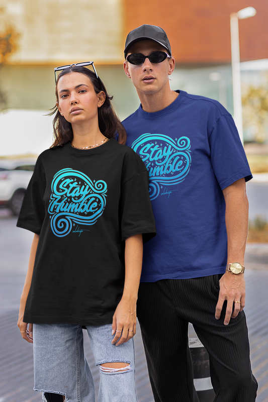 STAY HUMBLE Streetwear Frontprint - Freestyler Bio Oversized Unisex T-Shirt Erwachsenen SH