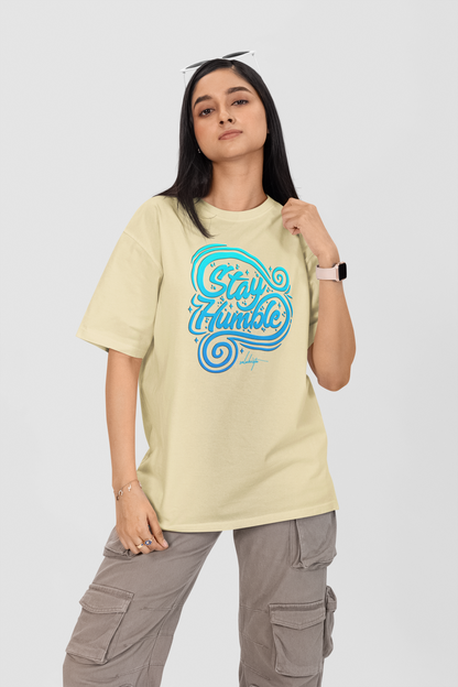 STAY HUMBLE Streetwear Frontprint - Freestyler Bio Oversized Unisex T-Shirt Erwachsenen SH