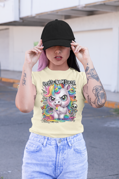 SUGAR RUSH REBEL Kryot Streetwear - Creator Unisex Bio T-Shirt Erwachsenen SH