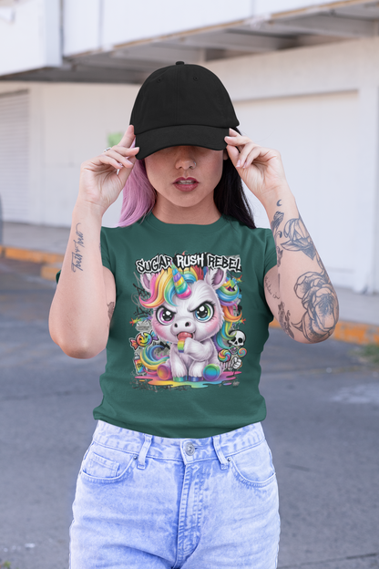 SUGAR RUSH REBEL Kryot Streetwear - Creator Unisex Bio T-Shirt Erwachsenen SH