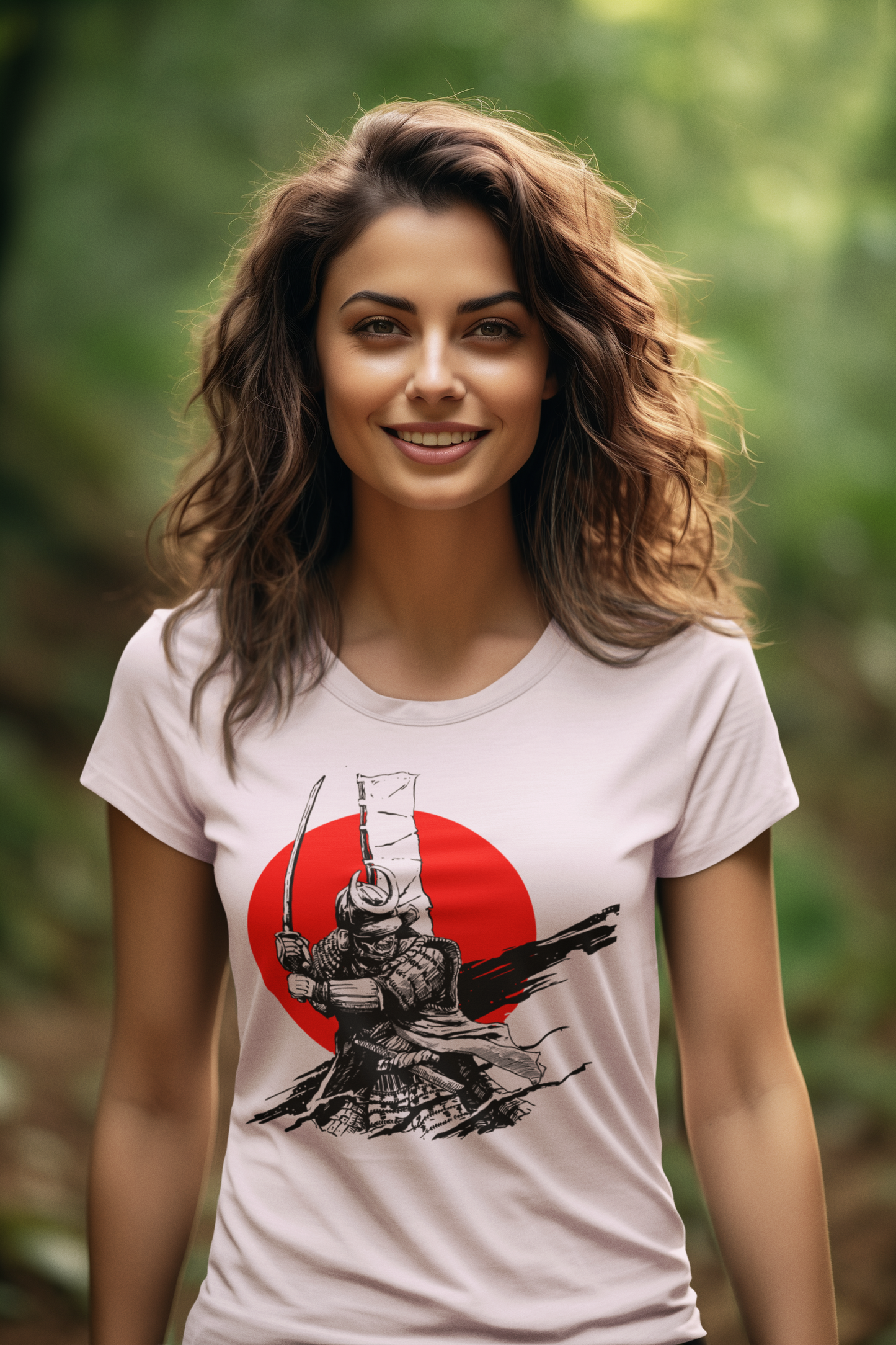 Camiseta Samurai con espada creadora