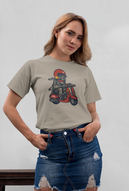 Scooter Never Die - Camiseta unisex de manga corta de algodón orgánico para adultos Creator T-Shirt 2.0 ST/St SH