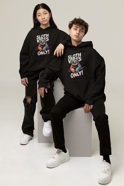 Sloth Vibes ONLY! Sloth - Slammer - Unisex Oversized Adult Organic Hoodie 2.0 SH