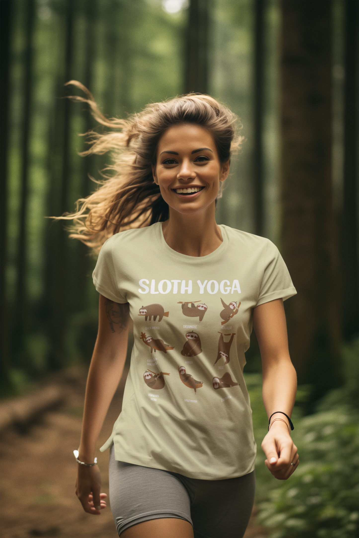 Sloth Yoga Faultier - Organic Creator 2.0 T-Shirt SK