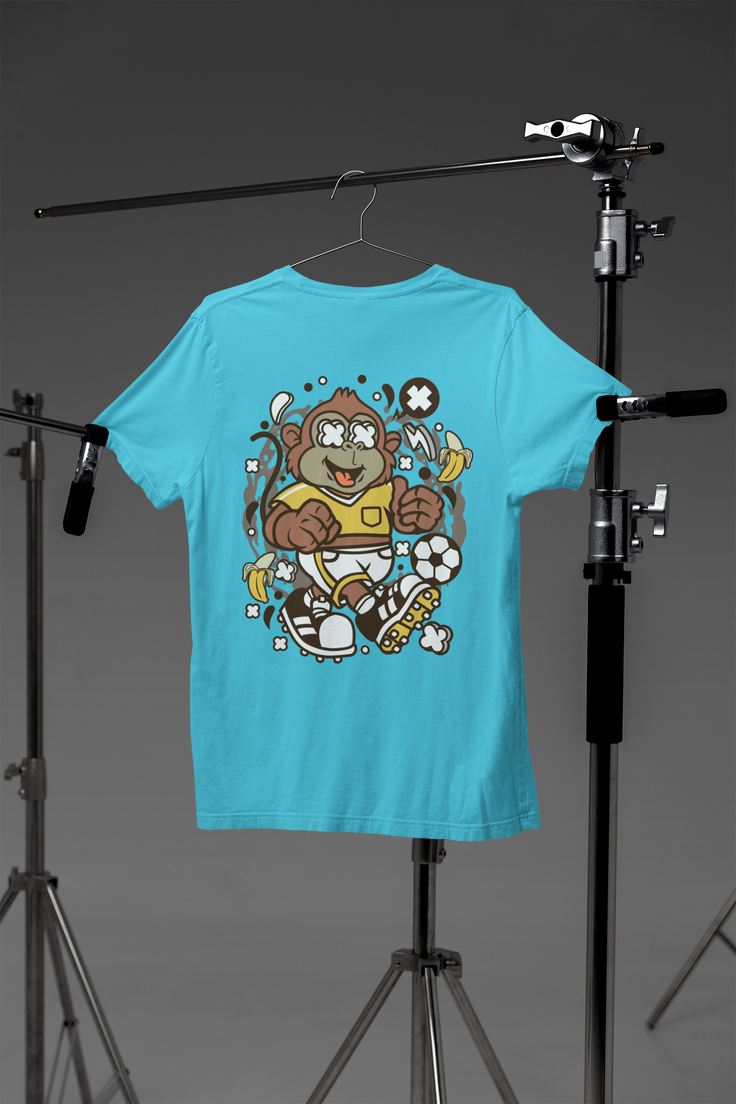 Cartoon Soccer Monkey Creator T-Shirt SK