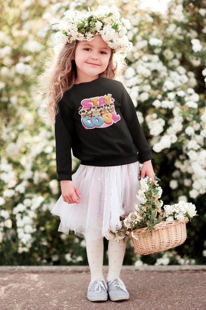 Stay Cool Erdmännchen Kinder Pullover Sweatshirt Bio Baumwolle Hochwertig Langlebig - Mini Changer Sweatshirt 2 ST/ST SH