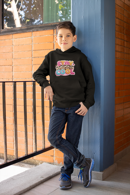 Stay Cool Erdmännchen Kinder Hoodie Pullover Bio Baumwolle Hochwertig Langlebig - Mini Cruiser Hoodie 2.0 ST/ST SH