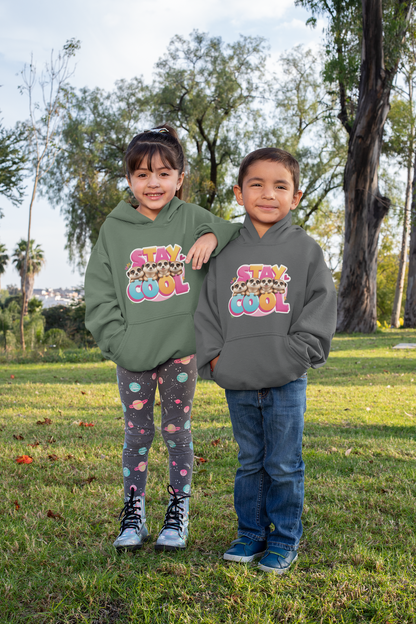 Stay Cool Erdmännchen - Hochwertiger Mittelschwerer Fleece-Hoodie für Jugendliche - Weltweit Verfügbar - GL