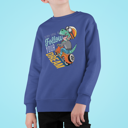 Mantente fresco y persigue tus sueños. Sudadera infantil tipo jersey, algodón orgánico, alta calidad, duradera - Sudadera Mini Changer, 2 piezas.