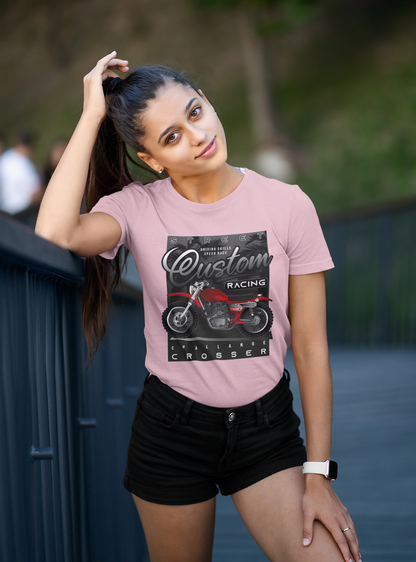 Street Racing Custom Crosser - Camiseta unisex de manga corta de algodón orgánico para adultos Creator T-Shirt 2.0 ST/ST SH