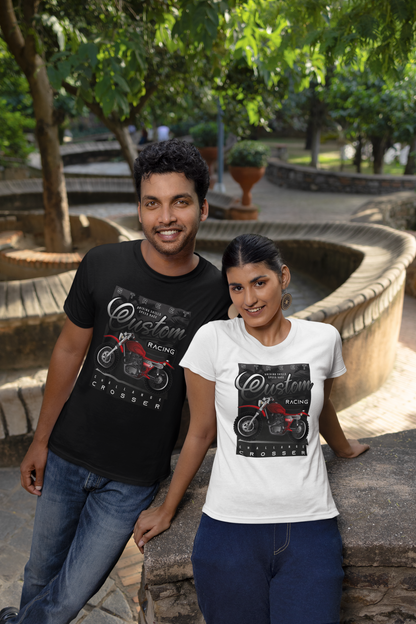 Street Racing Custom Crosser - Camiseta unisex de manga corta de algodón orgánico para adultos Creator T-Shirt 2.0 ST/ST SH