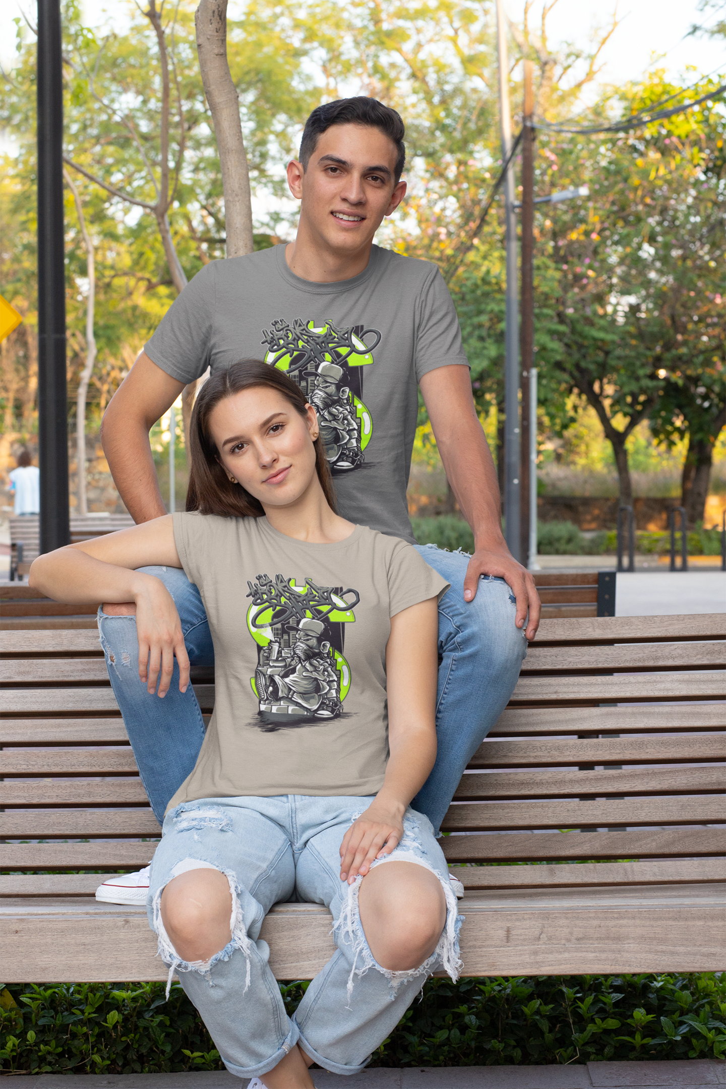 Street Sprayer Streetwear Frontside - Creator Unisex T-Shirt Erwachsenen SH