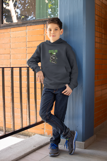 Streetwear Skate Rocket Kid - Hochwertiger Mittelschwerer Fleece-Hoodie für Jugendliche - Weltweit Verfügbar - GL