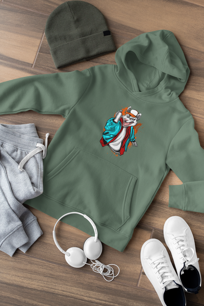 Streetwear Street Art Graffiti - Hochwertiger Mittelschwerer Fleece-Hoodie für Jugendliche - Weltweit Verfügbar - GL