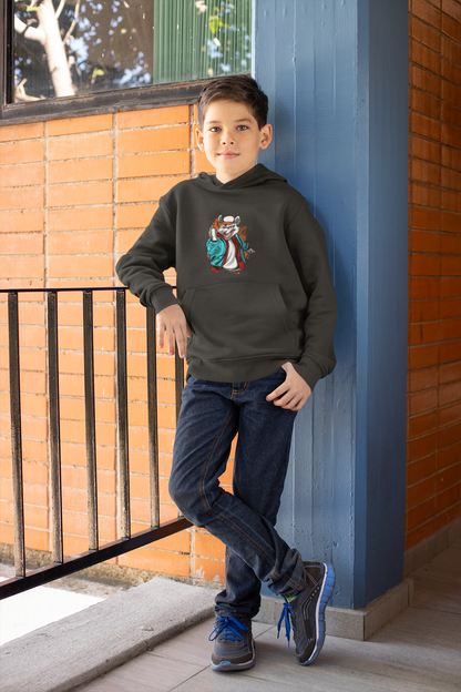 Streetwear Street Art Graffiti - Hochwertiger Mittelschwerer Fleece-Hoodie für Jugendliche - Weltweit Verfügbar - GL
