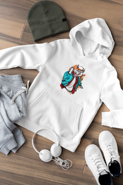 Streetwear Street Art Graffiti - Hochwertiger Mittelschwerer Fleece-Hoodie für Jugendliche - Weltweit Verfügbar - GL