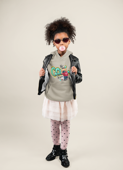 Streetwear Street Art Teddy COOL #young - Hochwertiger Mittelschwerer Fleece-Hoodie für Jugendliche - Weltweit Verfügbar - GL