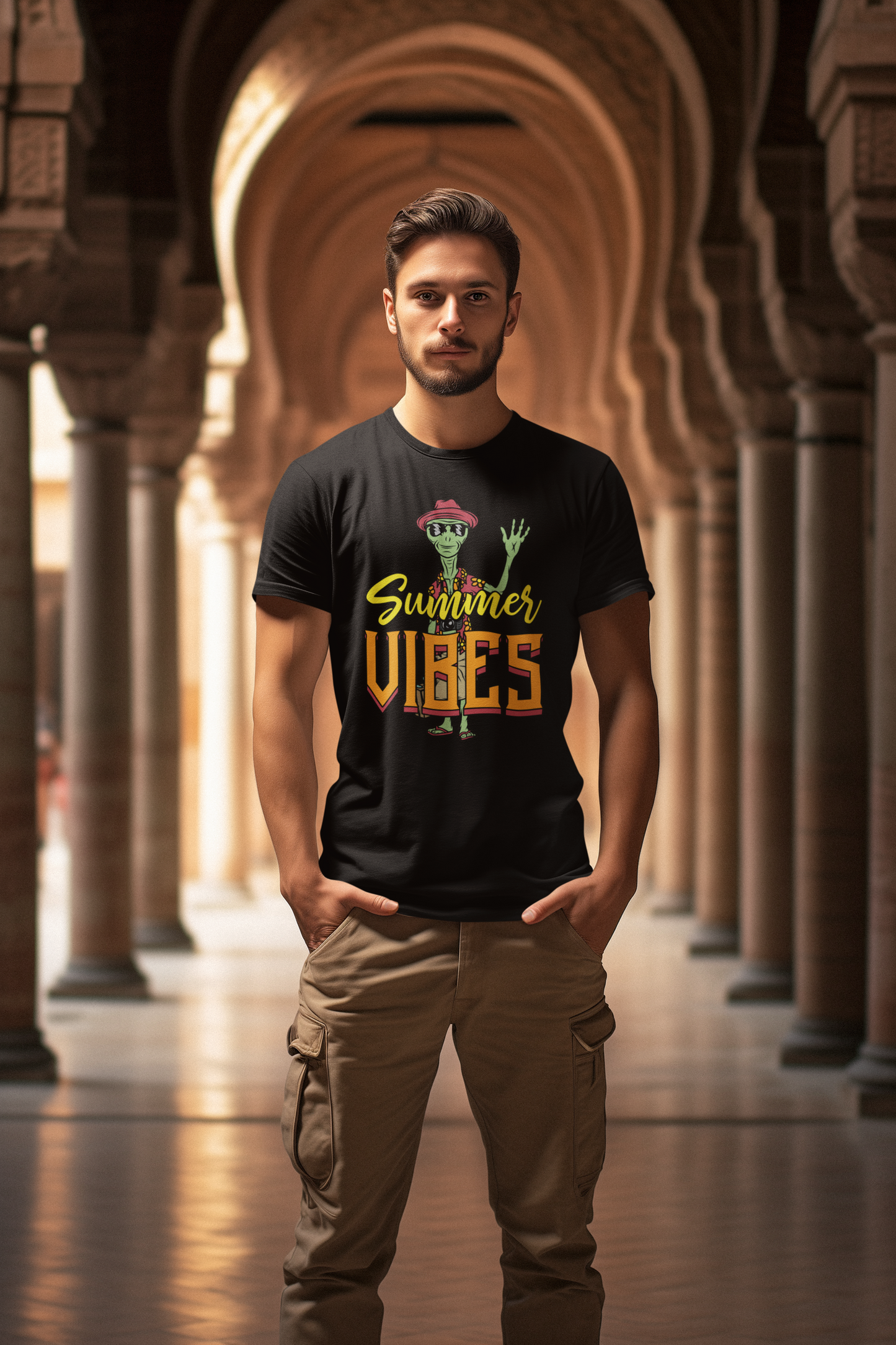 Alien Summer Vibes Creator T-Shirt SK