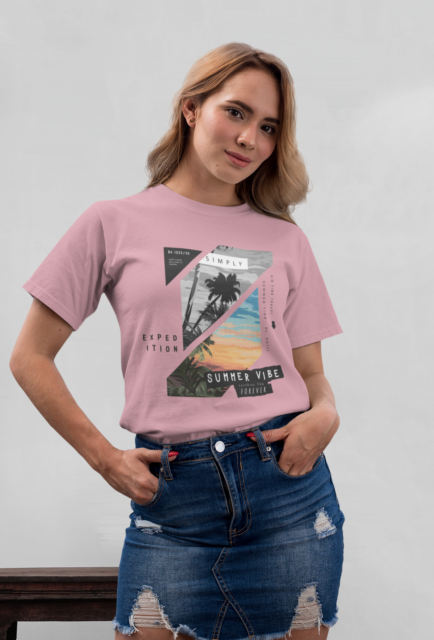 Summer Vibe Forever - Camiseta unisex de manga corta de algodón orgánico para adultos Creator T-Shirt 2.0 ST/ST SH