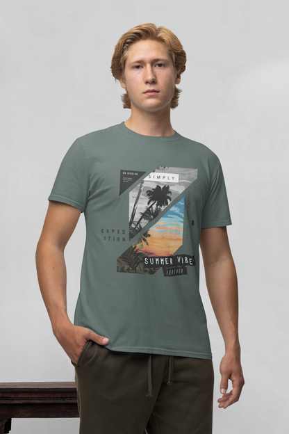 Summer Vibe Forever - Camiseta unisex de manga corta de algodón orgánico para adultos Creator T-Shirt 2.0 ST/ST SH