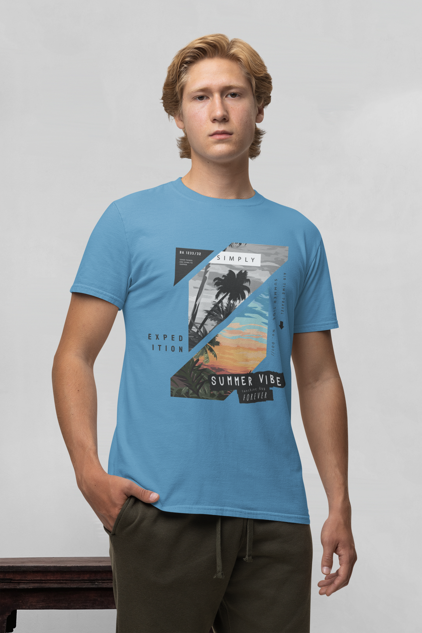 Summer Vibe Forever - Camiseta unisex de manga corta de algodón orgánico para adultos Creator T-Shirt 2.0 ST/ST SH