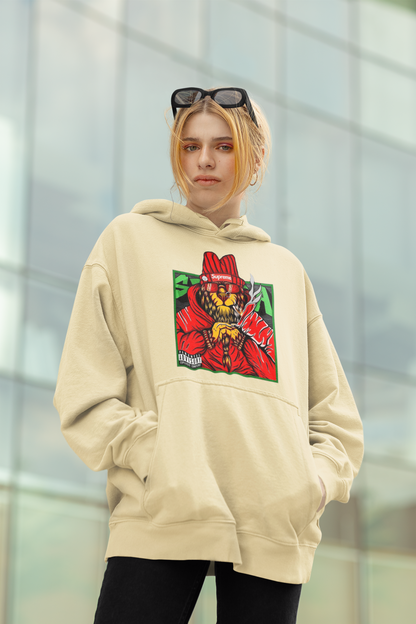 Supreme Streetwear Frontside - Slammer Bio Oversized Unisex Hoodie Erwachsenen SH