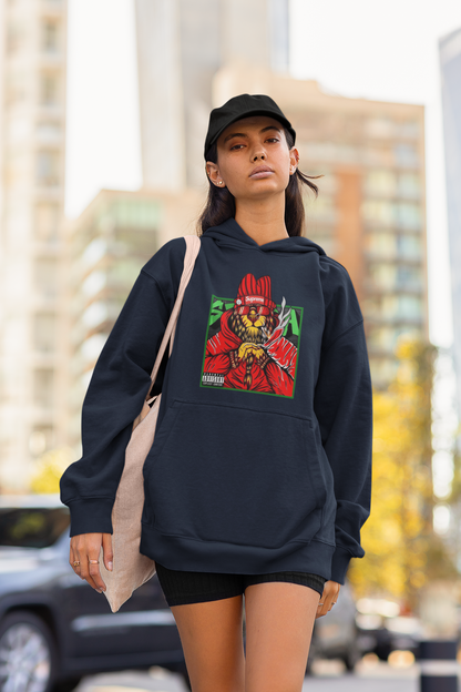 Supreme Streetwear Frontside - Slammer Bio Oversized Unisex Hoodie Erwachsenen SH