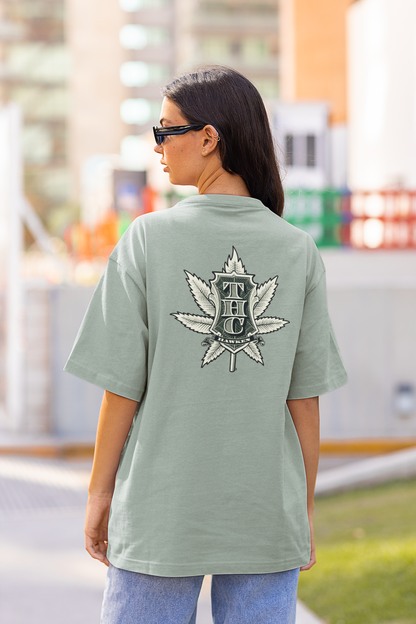 THC Streetwear Backprint - Freestyler Bio Oversized Unisex T-Shirt Erwachsenen SH