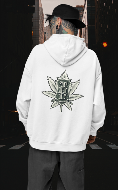 THC Streetwear Backside - Slammer Bio Oversized Unisex Hoodie Erwachsenen SH