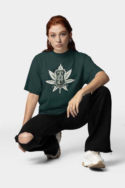 THC Streetwear Frontprint - Freestyler Bio Oversized Unisex T-Shirt Erwachsenen SH