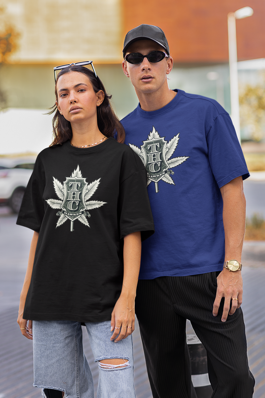 Camiseta unisex oversize Freestyler Organic con estampado frontal de THC Streetwear - Adulto SH