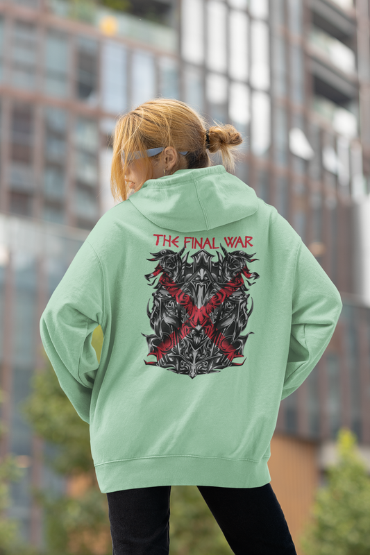 THE FINAL WAR Warrior Streetwear - Slammer Bio Oversized Unisex Hoodie Erwachsenen SH