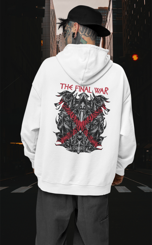 THE FINAL WAR Warrior Streetwear - Slammer Bio Oversized Unisex Hoodie Erwachsenen SH