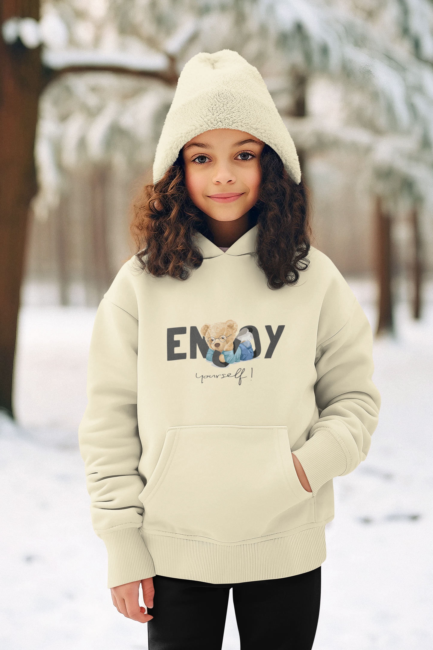 Kinder Hoodie Pullover Bio Baumwolle Hochwertig Langlebig - Teddy Enjoy yourself - Mini Cruiser Hoodie 2.0 ST/ST SH