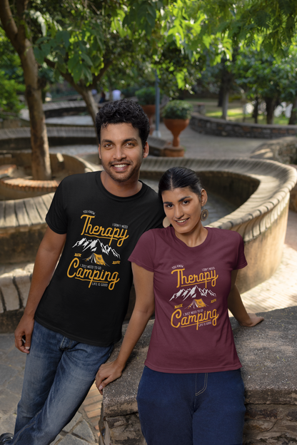 Terapia de acampada - Camiseta unisex de manga corta de algodón orgánico para adultos Creator T-Shirt 2.0 ST/ST SH