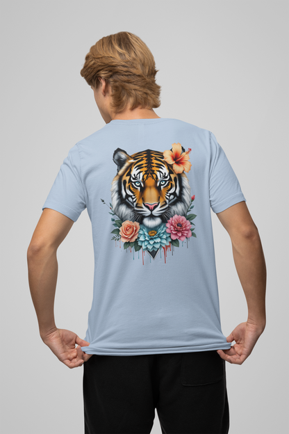Tiger Passion in Flowers FlowerPower Back - Camiseta unisex Bio Creator ST/ST SH