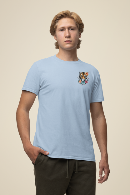 Tiger Wild im Kopf Liebe im Herz Freiheit im Blut BS - Unisex Erwachsenen Bio Creator T-Shirt ST/ST SH