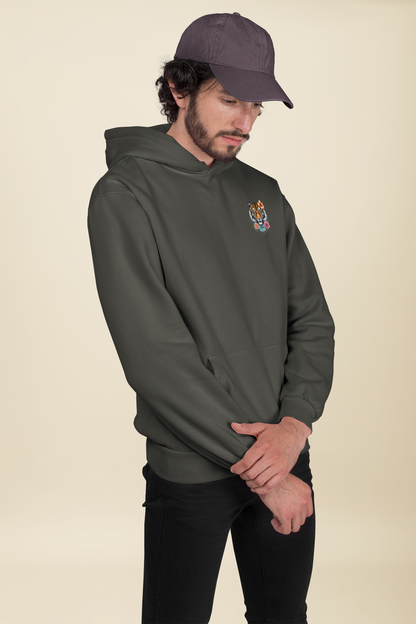 Tiger Wild in Mind, Love in Heart, Freedom in Blood BS - Unisex Adult Organic Cruiser Hoodie 2.0 ST/ST