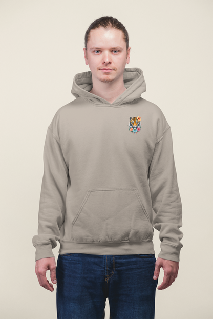 Tiger Wild in Mind, Love in Heart, Freedom in Blood BS - Unisex Adult Organic Cruiser Hoodie 2.0 ST/ST