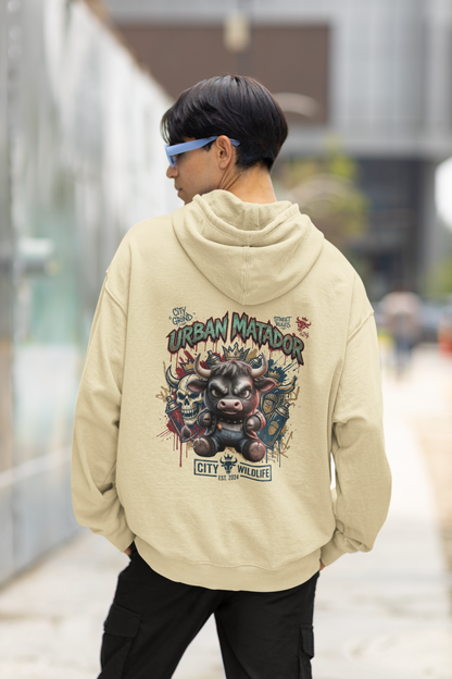 URBAN MATADOR TORRO Cryo Streetwear - Slammer Organic Oversized Unisex Hoodie Adults SH