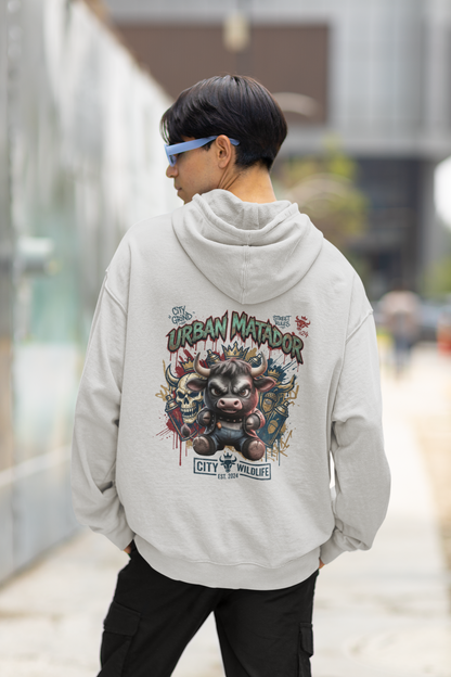 URBAN MATADOR TORRO Cryo Streetwear - Slammer Organic Oversized Unisex Hoodie Adults SH