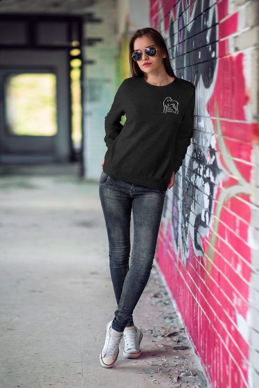 Unisex organic Changer Sweatshirt 2.0 ST/ST mit Logo Stick - FARFROMFEAR Tierschutz Einseitiger Stick V1