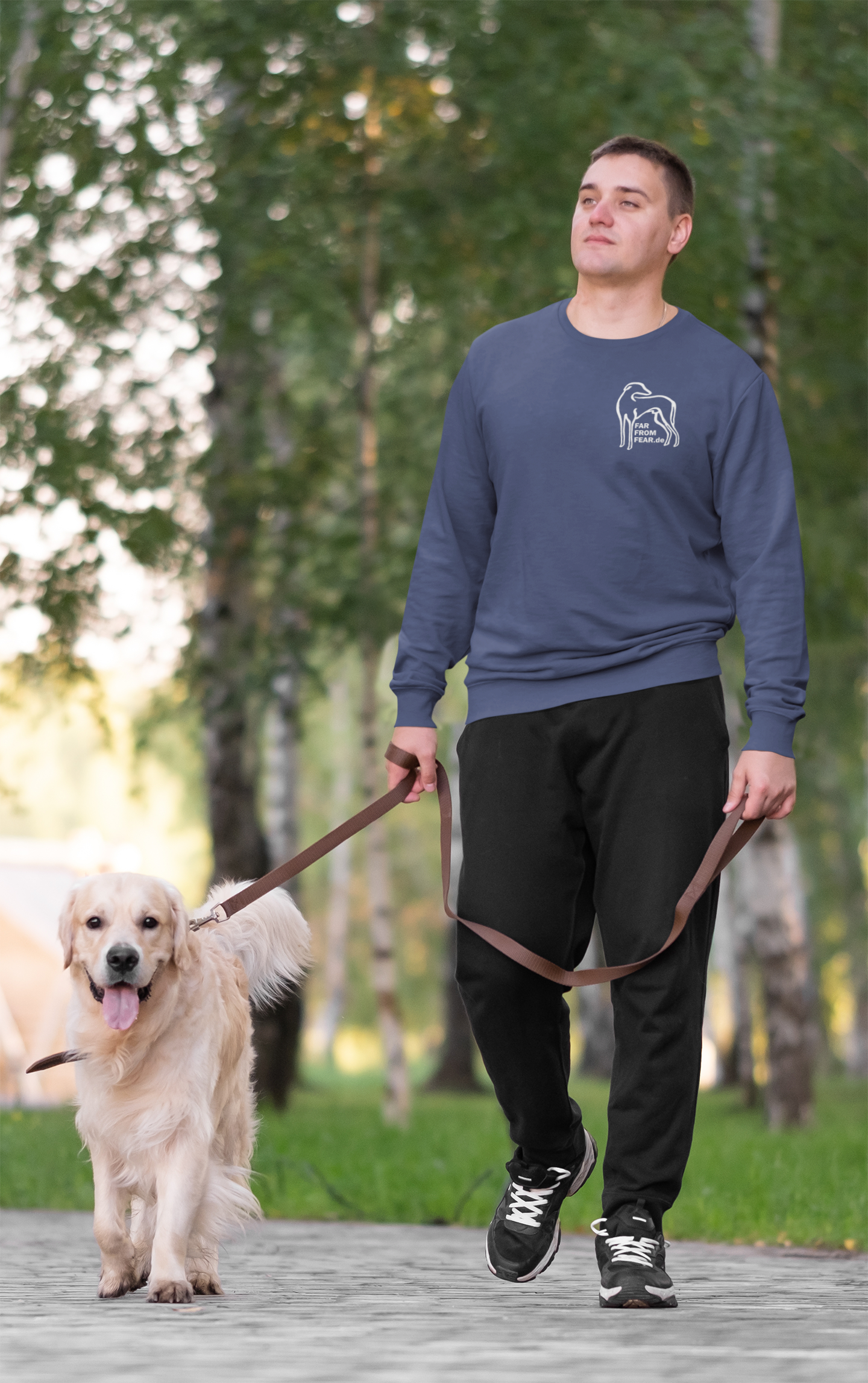 Unisex organic Changer Sweatshirt 2.0 ST/ST mit Logo Stick - FARFROMFEAR Tierschutz Einseitiger Stick V1