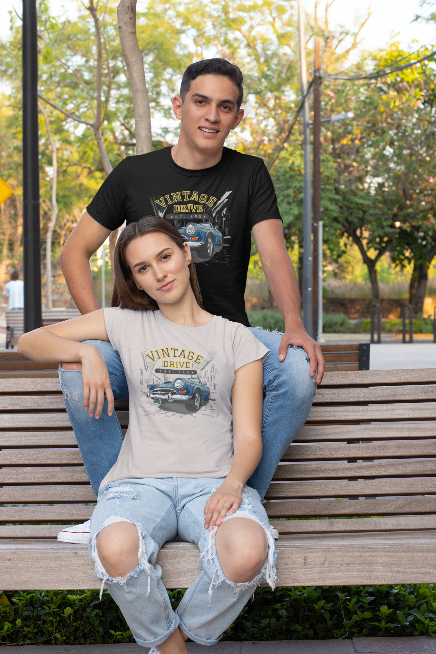 Vintage Drive - Camiseta unisex de manga corta de algodón orgánico para adultos Creator T-Shirt 2.0 ST/St SH